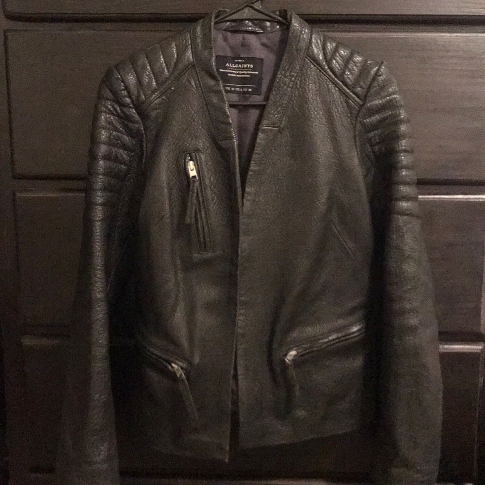 *SOLD* All Saints Leather Jacket